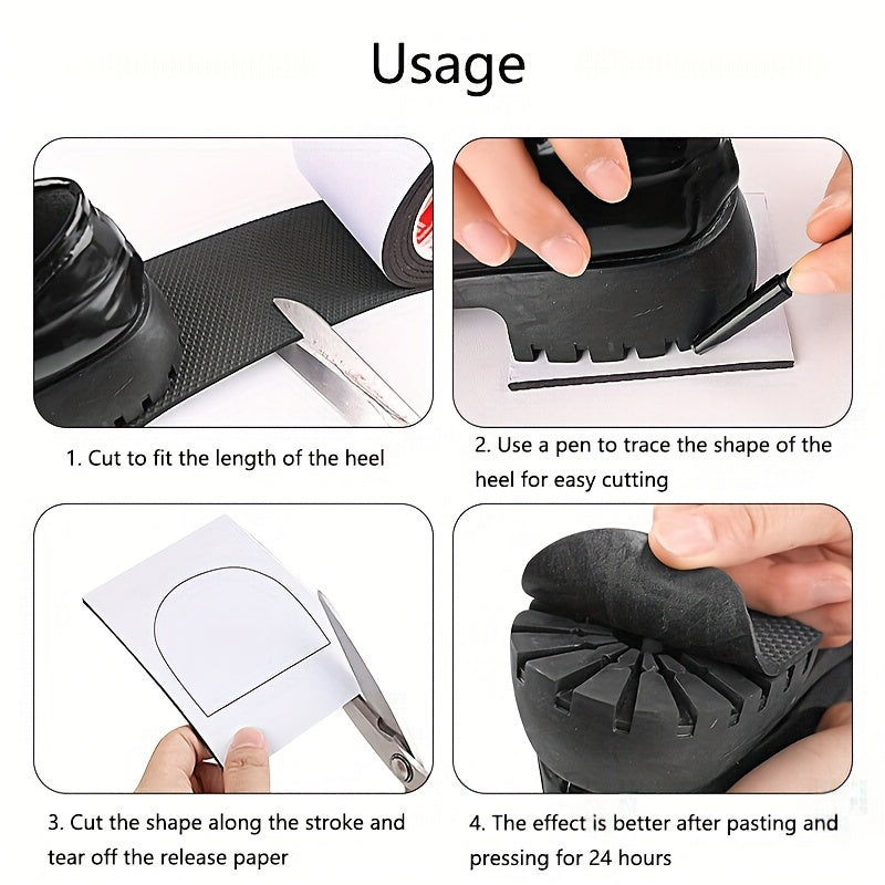 Sole Patch, Anti-slip self-adhesive Shoe Pads For High Heels, Sports Shoes, or all shoes.