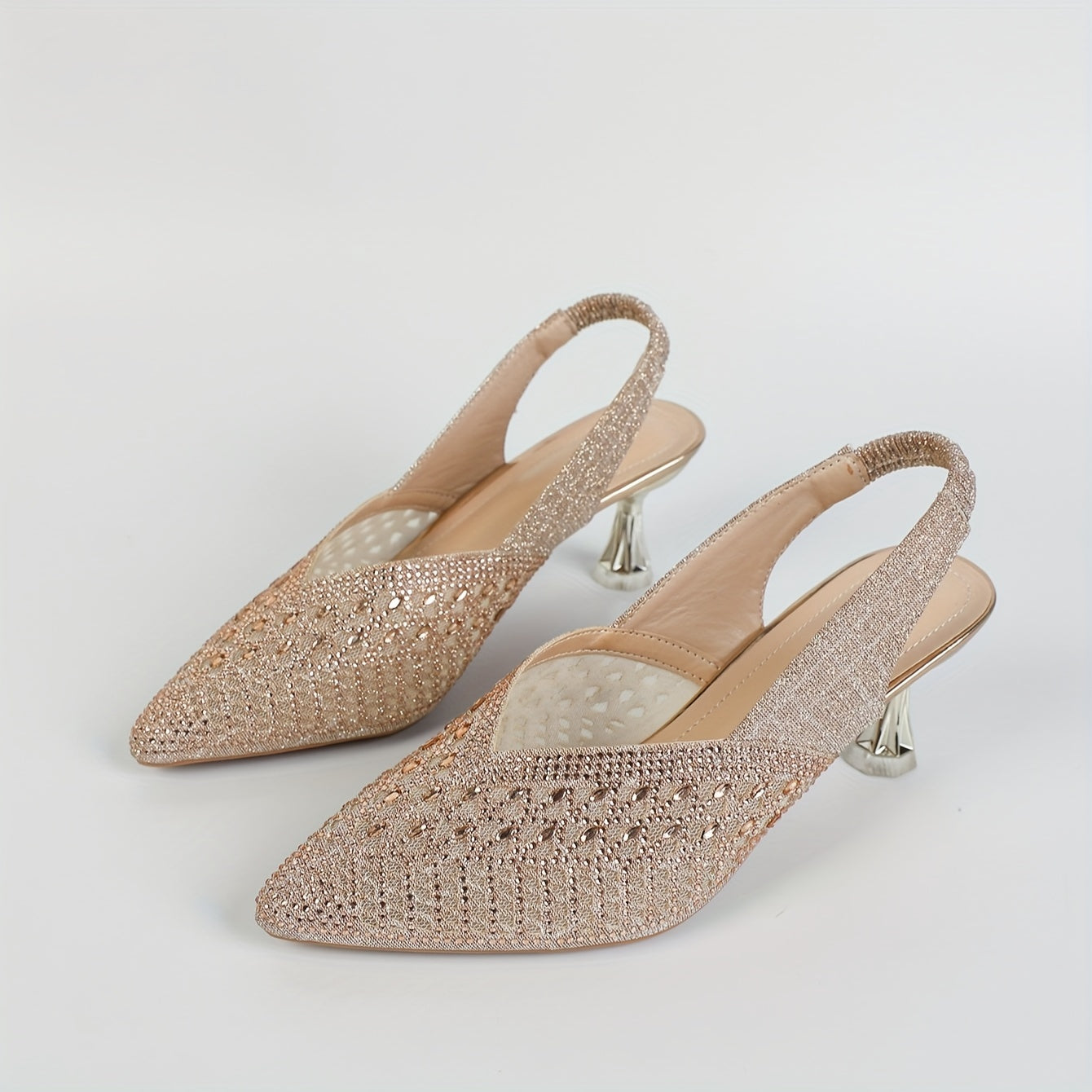 Women's Dazzling Rhinestone High Heels