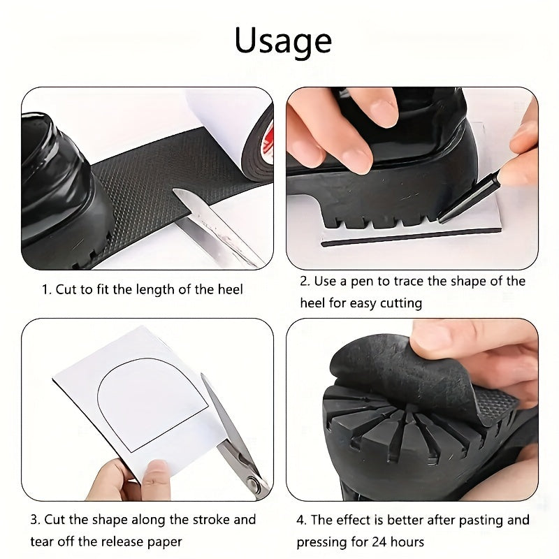 Sole Patch, Anti-slip self-adhesive Shoe Pads For High Heels, Sports Shoes, or all shoes.