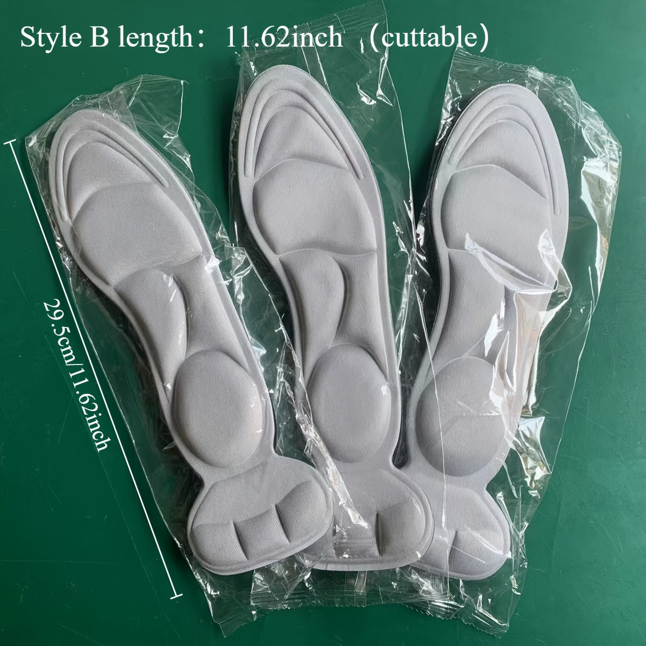 3 pairs Breathable Memory Foam Insoles