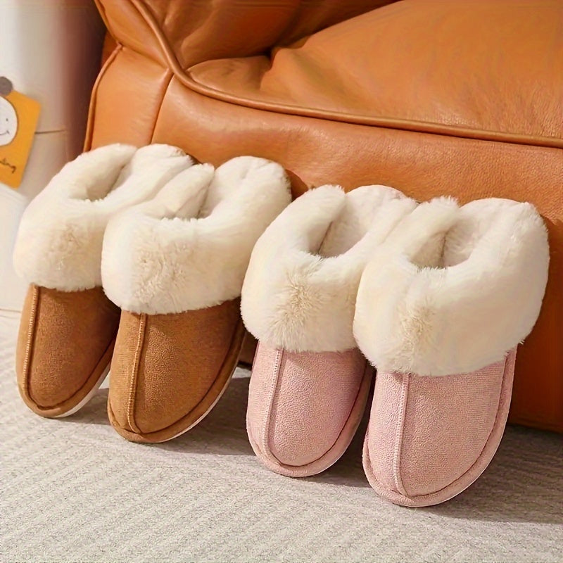 Elegant Women's Winter Plush Slippers