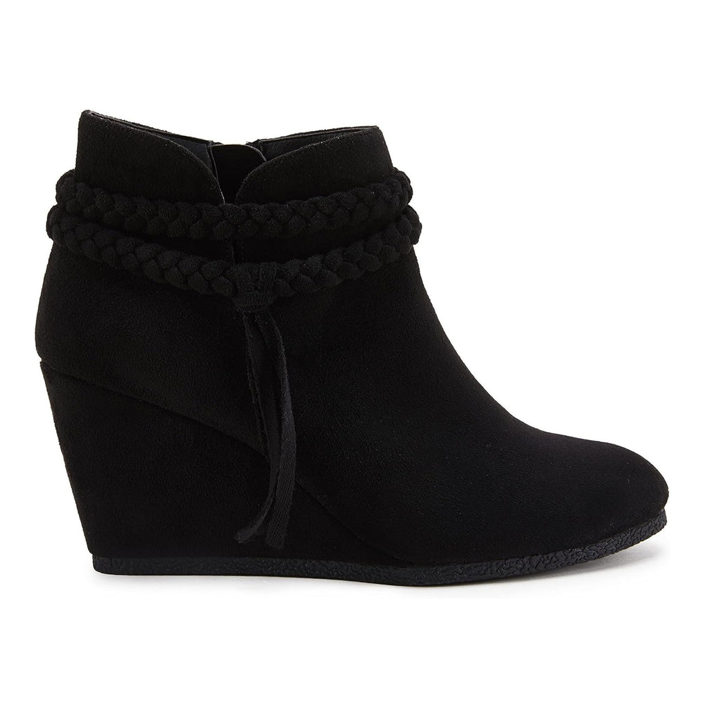 Women's wedge heel short boots, ankle boots