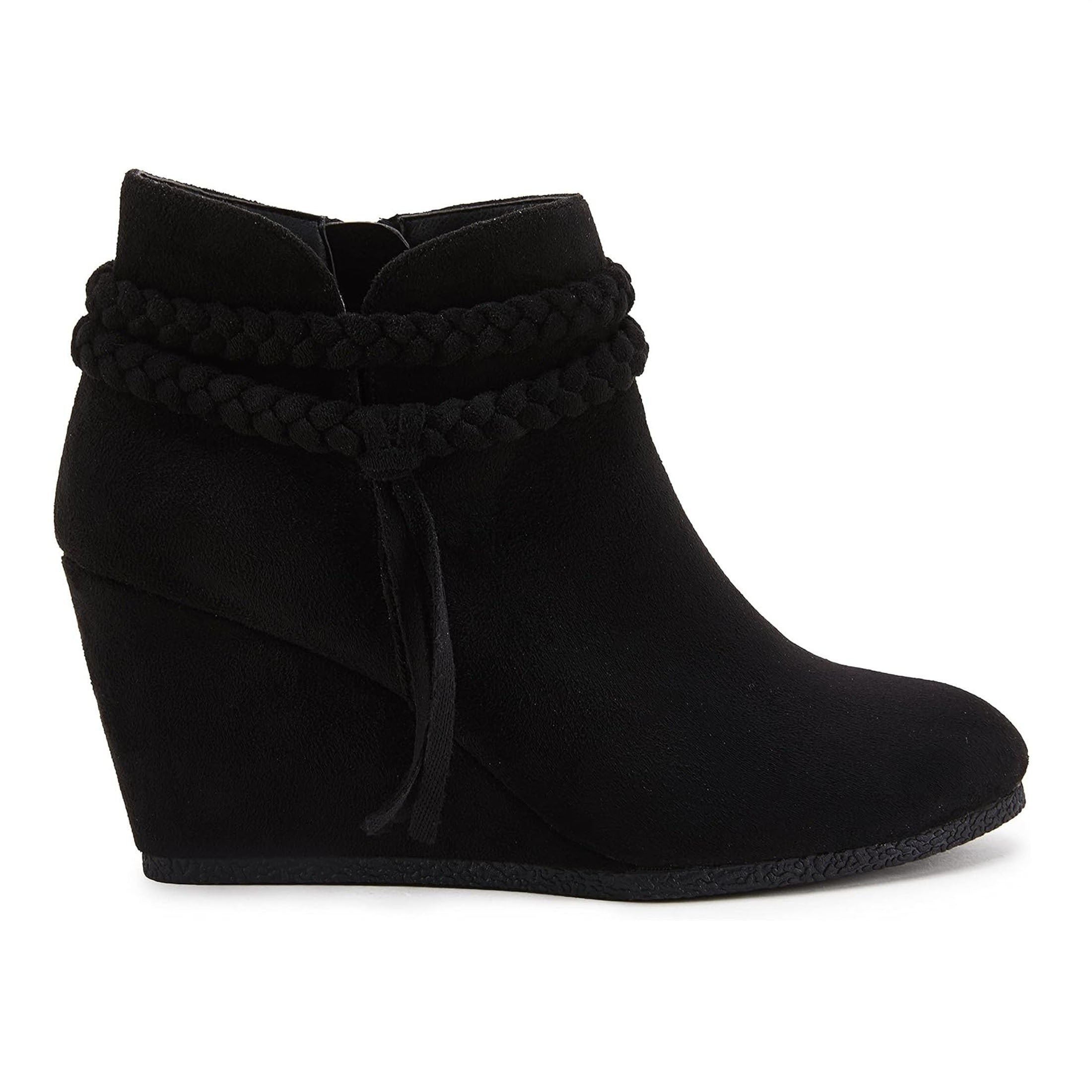 Women's wedge heel short boots, ankle boots